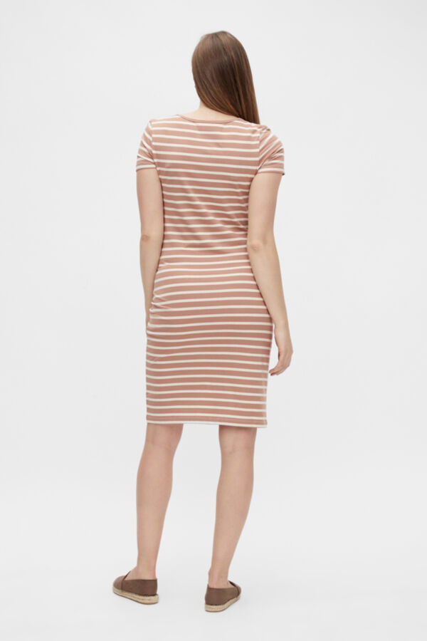 Mamalicious Vestido midi maternity Smeđa