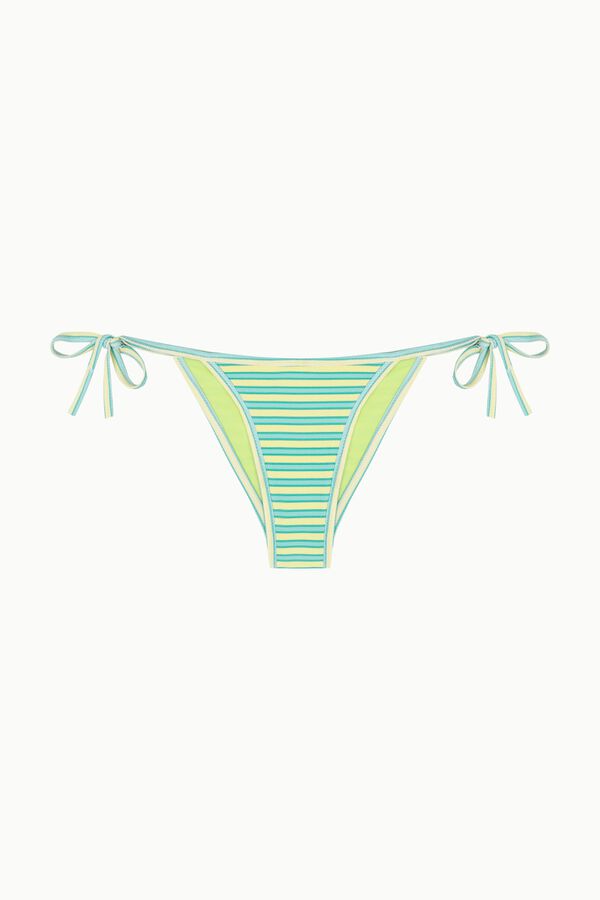 Cotton Sail Braga bikini cl&aacute;sica rayas estampado