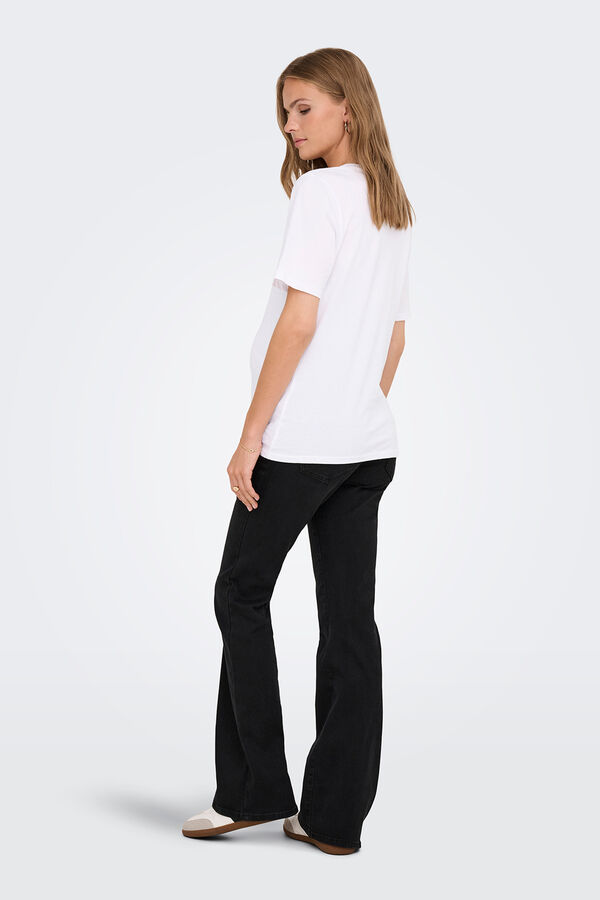 Only Maternity Pack de 2 camisetas maternity negro