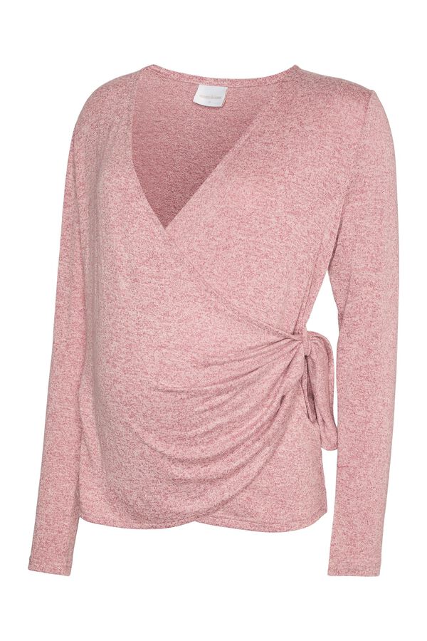 Mamalicious Maternity wrap jumper red