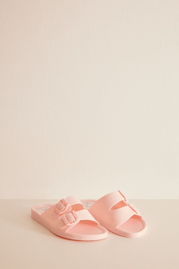 Womensecret Pink Snoopy injected sandals pink