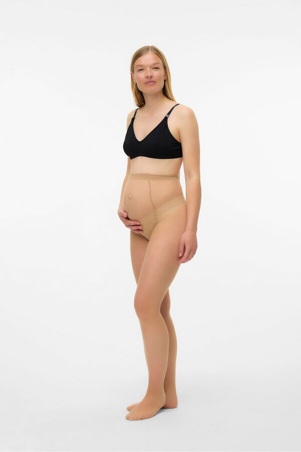 Mamalicious 2er-Pack Maternity mit hoher Taille Schwarz