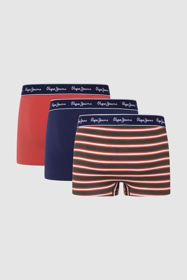Pepe Jeans Pack de 3 calzoncillos naranja