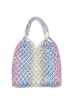 Womensecret Shopper bag with knot detail grey