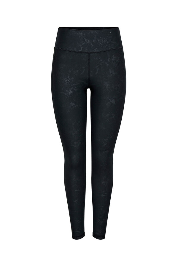 Only Play High-waisted and side pocket leggings black