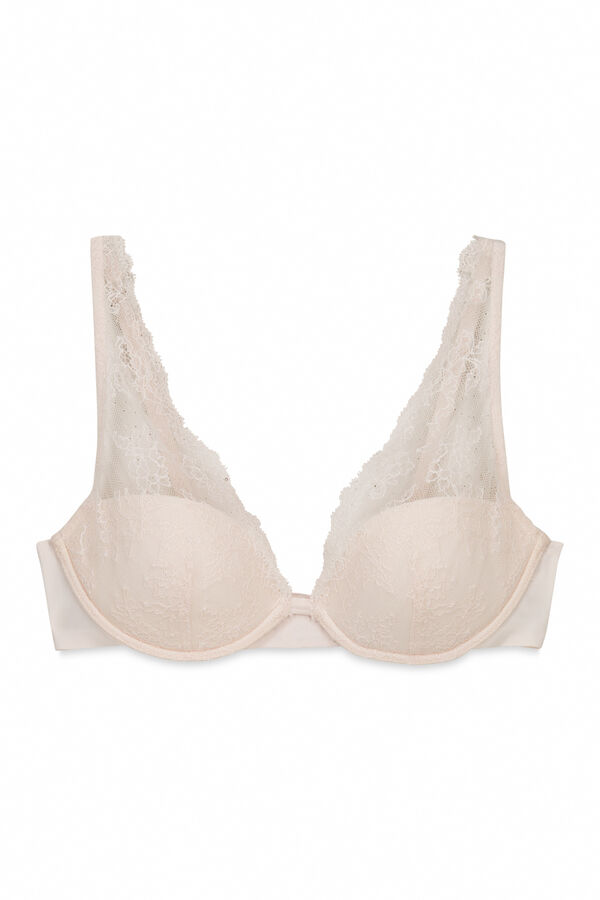 Women'secret Soutien halter em renda rosa INTUITIVE rosa