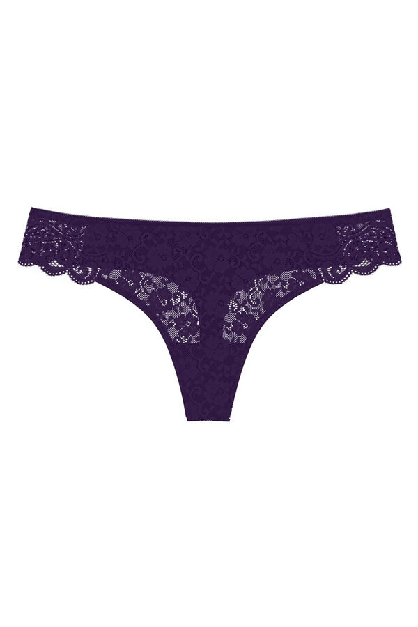 Triumph lace hipster thong panty Ljubičasta