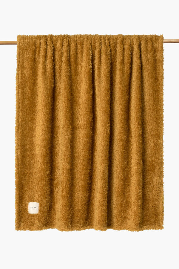 Womensecret Mustard plaid Teddy (120 x 180) rávasalt mintás