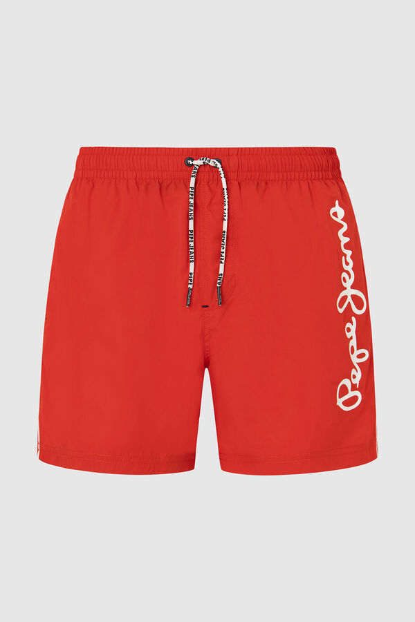 Womensecret Bermuda swim shorts Maxi Logo marron