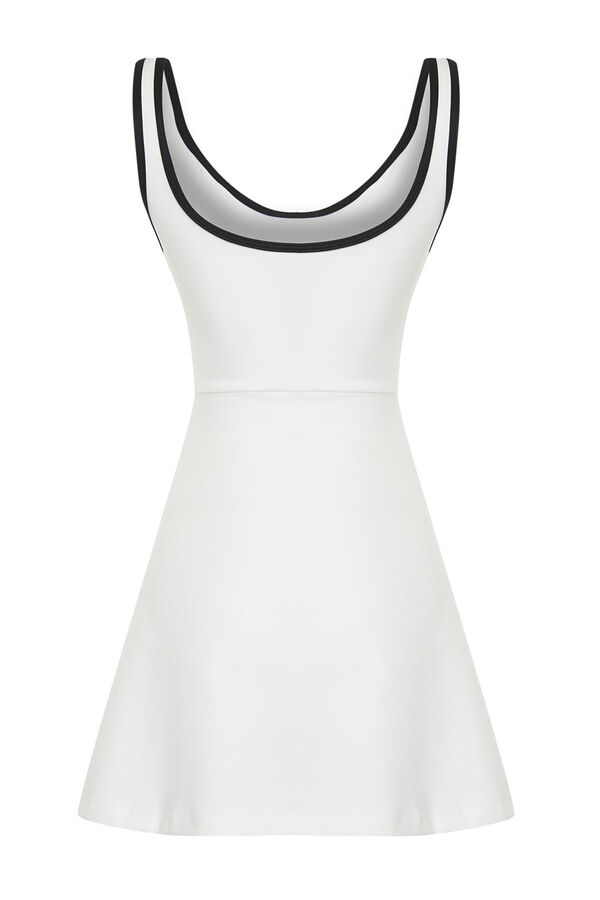 Trendyol Vestido deportivo blanco malla interior blanco