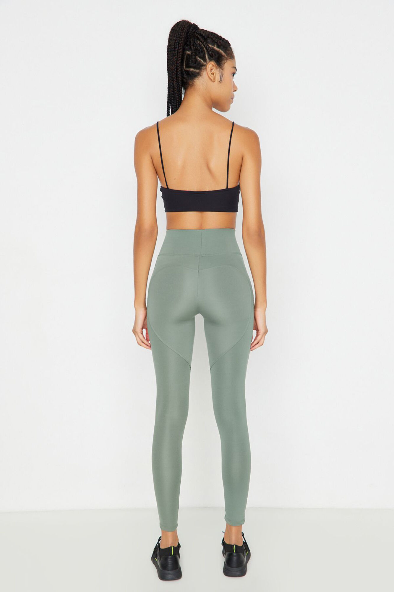 Trendyol Leggings deportivos largos push-up verde&nbsp;&nbsp;
