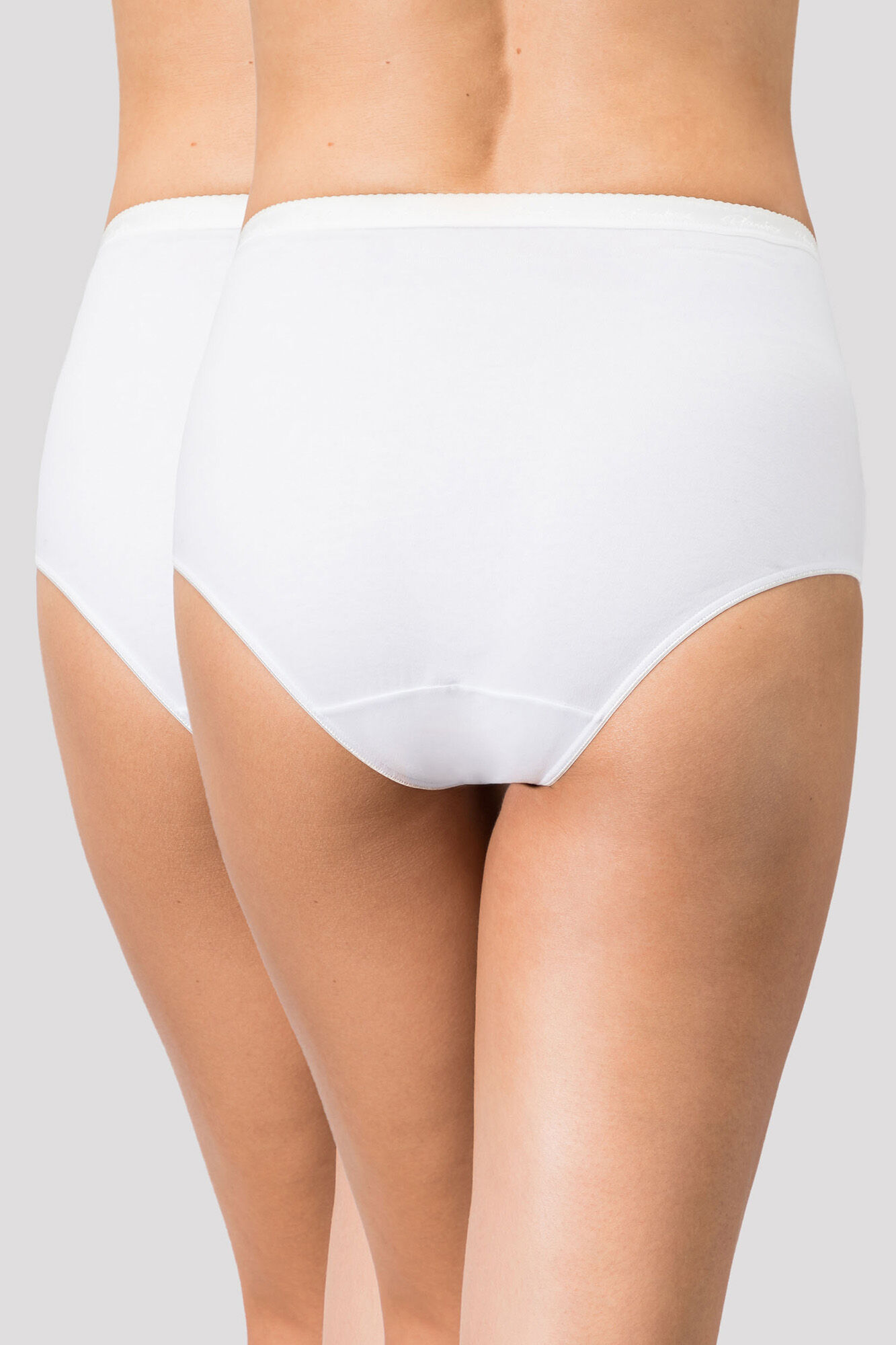 Playtex Pack de 2 bragas Midi de algod&oacute;n org&aacute;nico