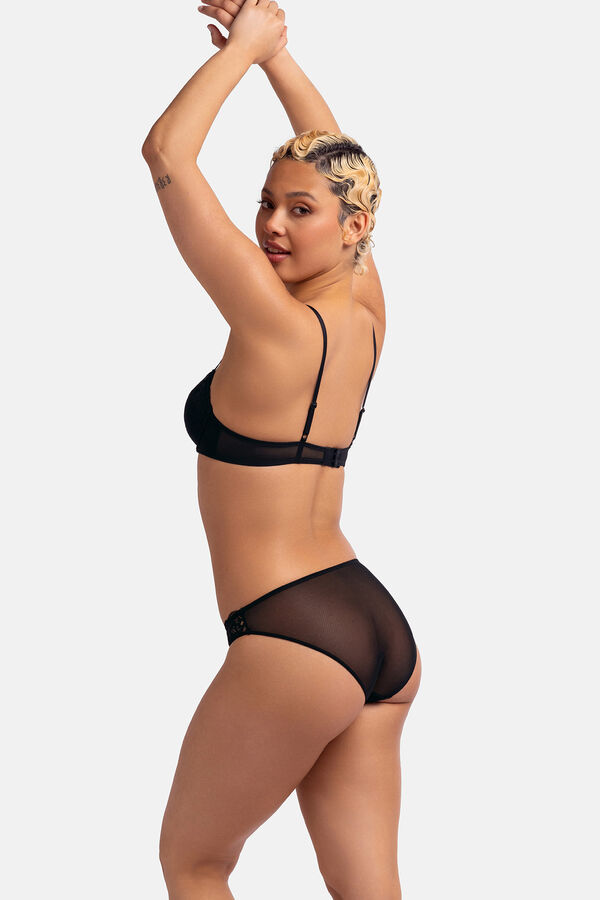 Dorina Pack 2 sujetadores encaje negro y rosa negro