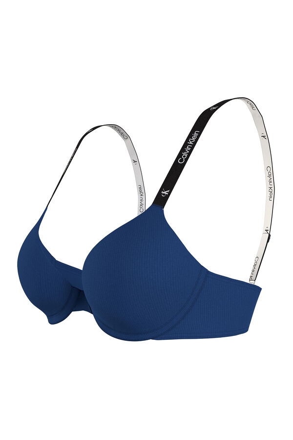 Calvin Klein Sujetador Push-Up escotado 1996 Micro blue