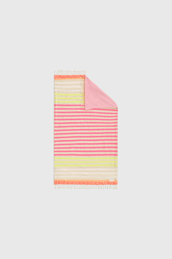 Textura Strandtuch aus Stoff mit Print