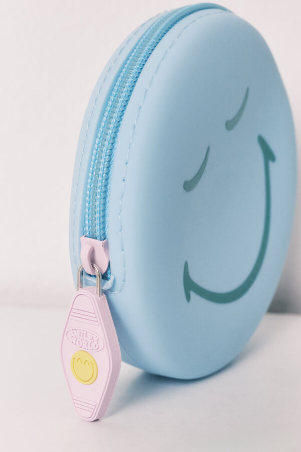Women'secret Plavi silikonski novčanik SmileyWorld&reg; Zelena