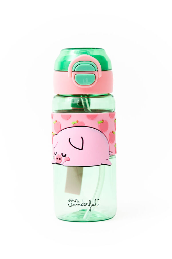Mr. Wonderful Lazy piggy Ready to do nothing bottle printed
