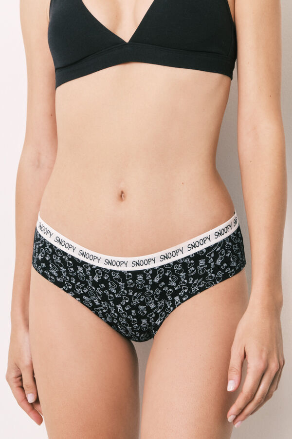 Women'secret Snoopy print cotton 7-pack wide panties printed