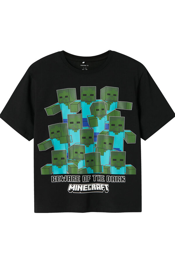 Name it Minecraft T-shirt for boys  black
