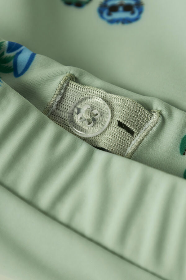 Name it Boy's printed swimwear green