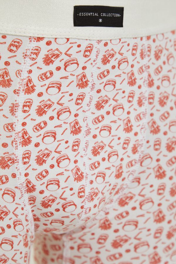 Trendyol Pack 3 boxers de algod&oacute;n multicolor estampado