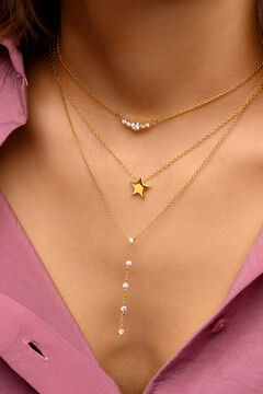 Womensecret Collar Single Star Oro printed