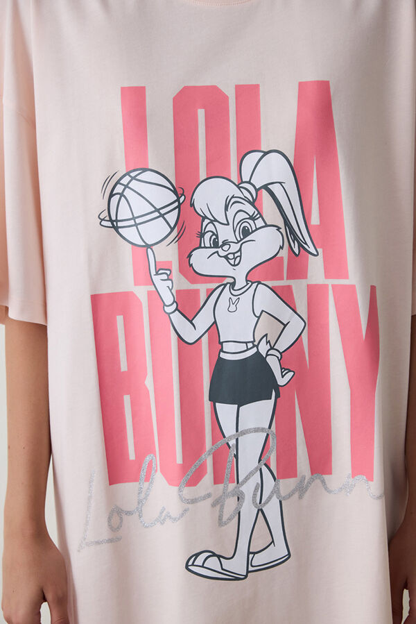 Penti Lic Lola Bunny Ss Nightgown Roze