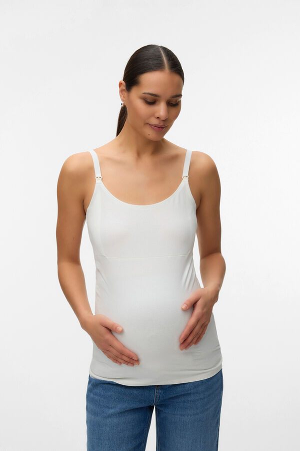 Mamalicious Breastfeeding vest top grey
