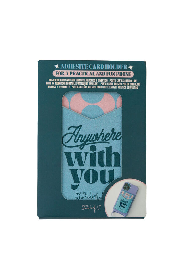 Womensecret Adhesive card holder for phone - Anywhere with you mit Print