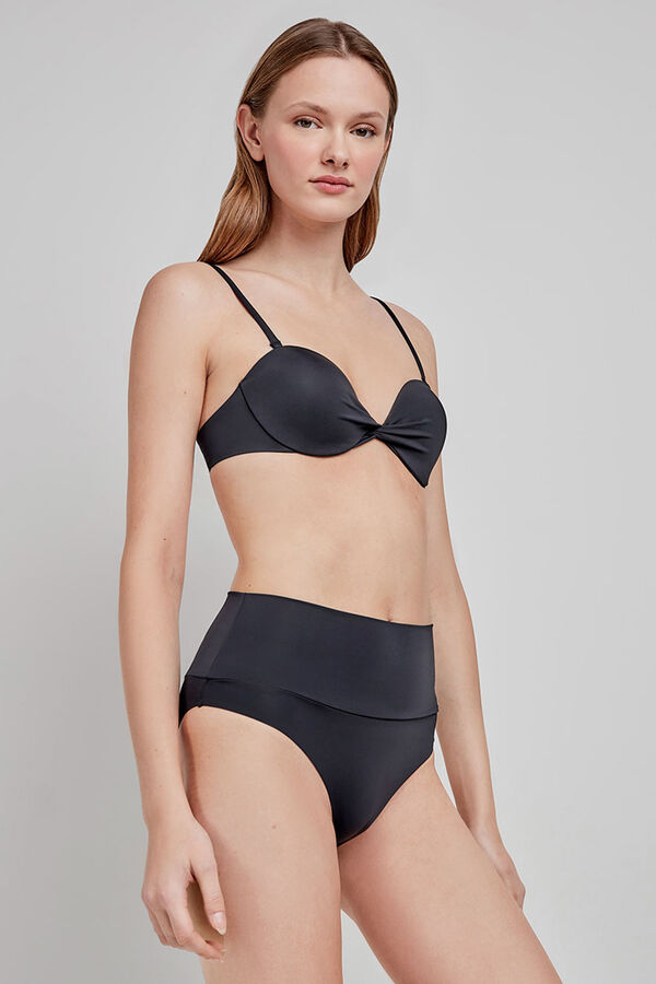 Gisela Black multiway high bikini briefs Schwarz