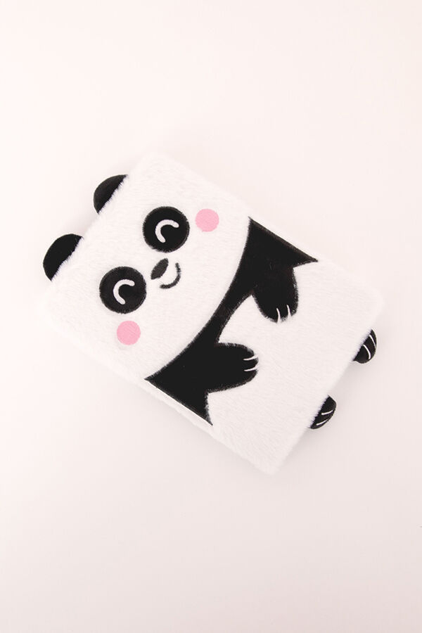 Mr. Wonderful A5 plush notebook - Panda printed