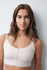 Women'secret White compression Post-Surgery top GAIA pink