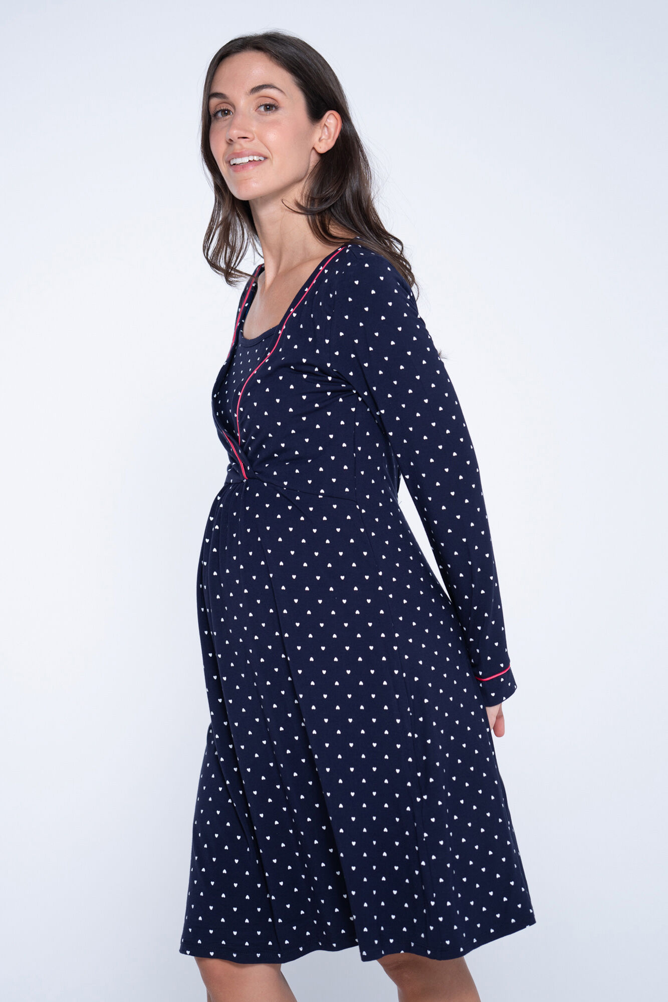 Ohma! Camis&oacute;n lactancia pijama con constrastes