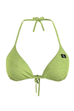 Womensecret Triangle bikini top  green