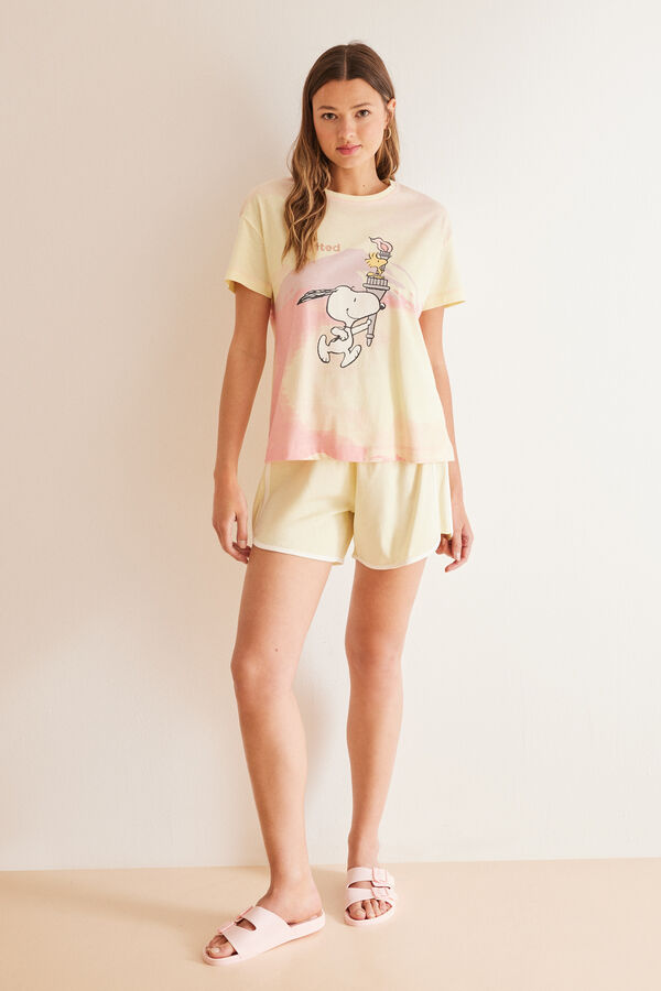 Womensecret Short 100% cotton Snoopy pyjamas S uzorkom