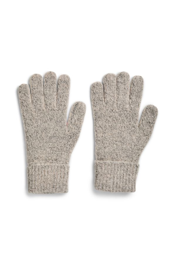 Pieces Knit gloves nude