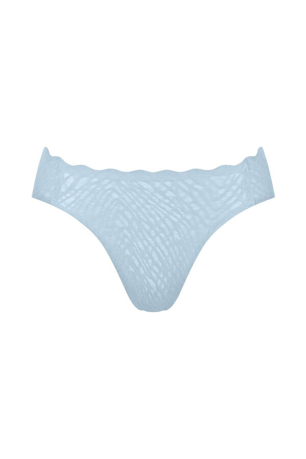 Sloggi Braga alta encaje invisible azul