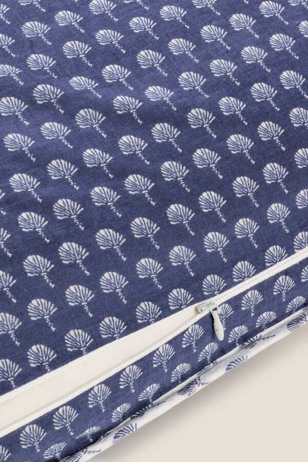 Textura Funda Coj&iacute;n Estampado azul