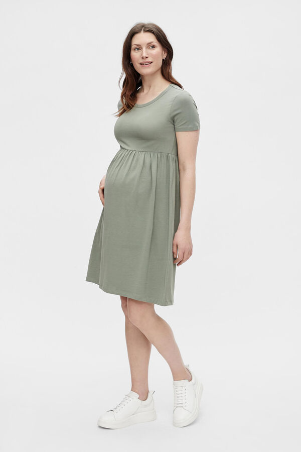 Womensecret Vestido midi maternity vert