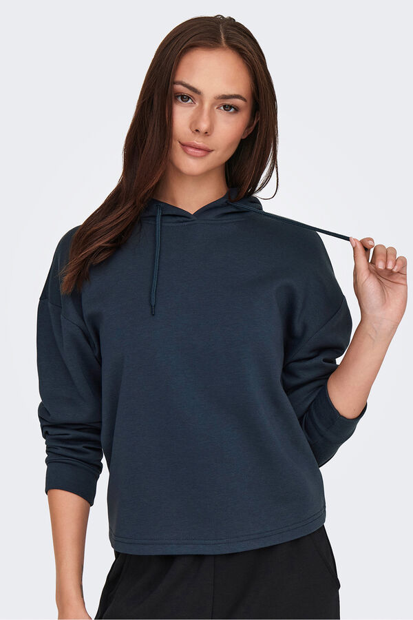 Only Play Drop shoulder hood blue
