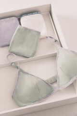 HI&BYE White, lilac and green 3-pack cotton classic panties white
