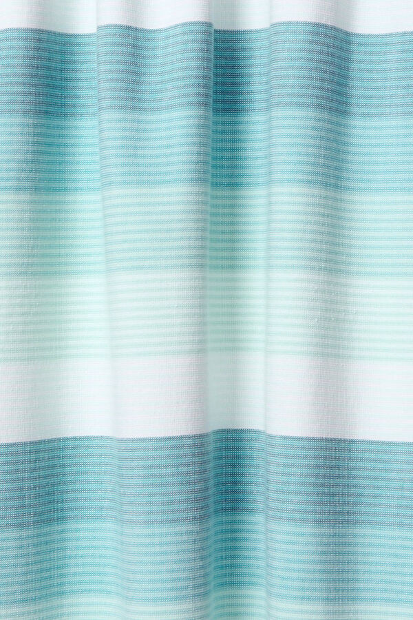 Womensecret Striped fabric and terrycloth beach towel Tirkizna