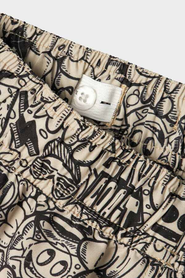 Name it print boy's swimsuit grey