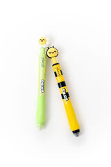 Mr. Wonderful Set of 2 erasable pens Daisy and Bee Bo-Bo Click! printed