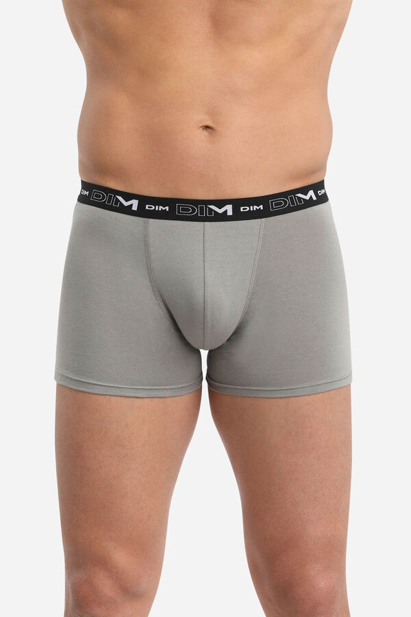 DIM Pacote de 2 boxers masculinos de algod&atilde;o el&aacute;stico  estampado