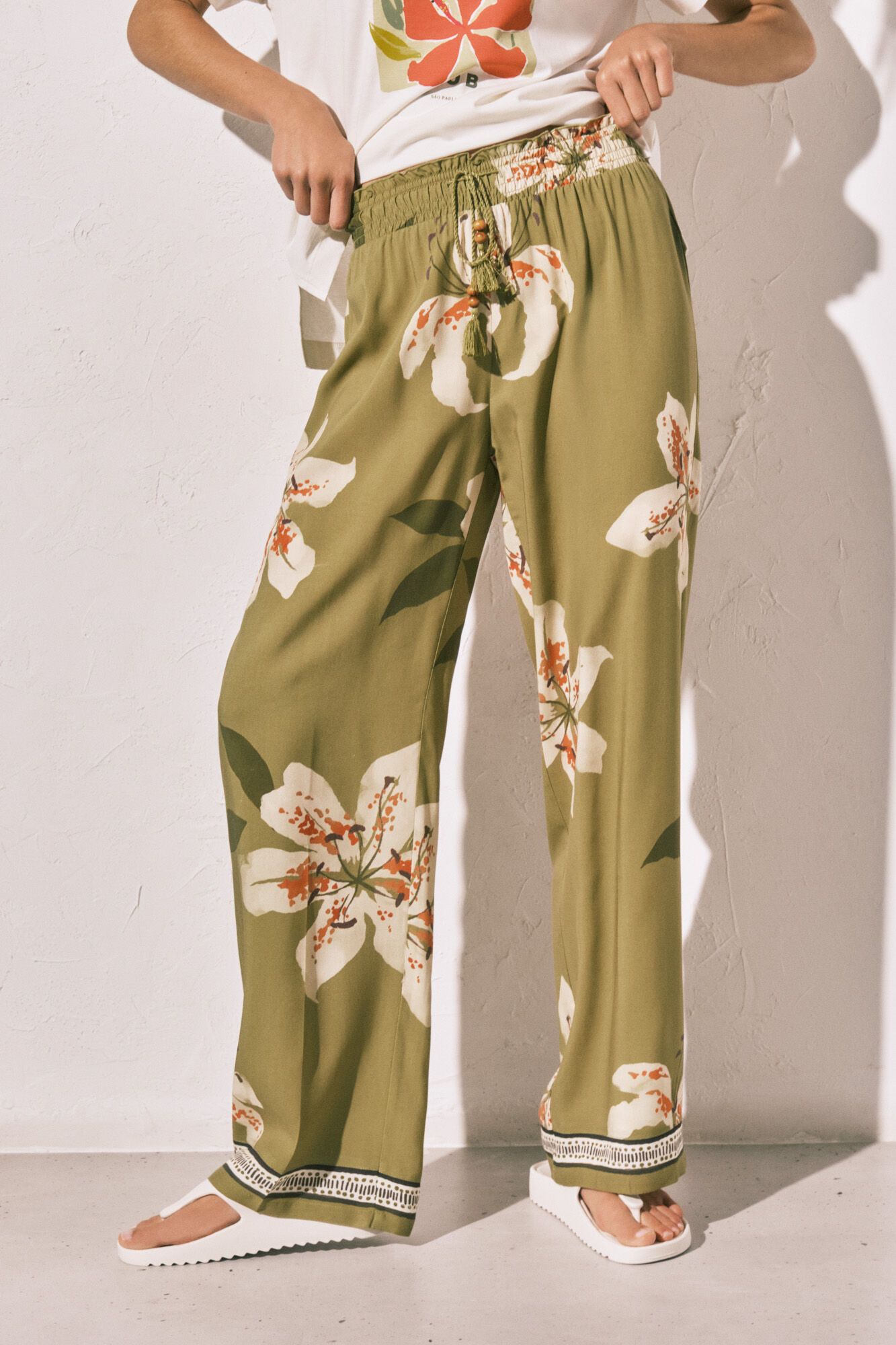 Women'secret Floral print long trousers