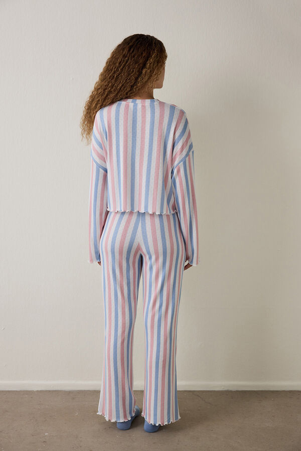 Penti Conjunto de pijama t&eacute;rmico de manga larga con cuello redondo Moonlight estampado