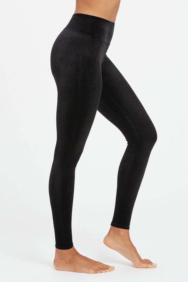 Womensecret Velvet shapewear leggings fekete