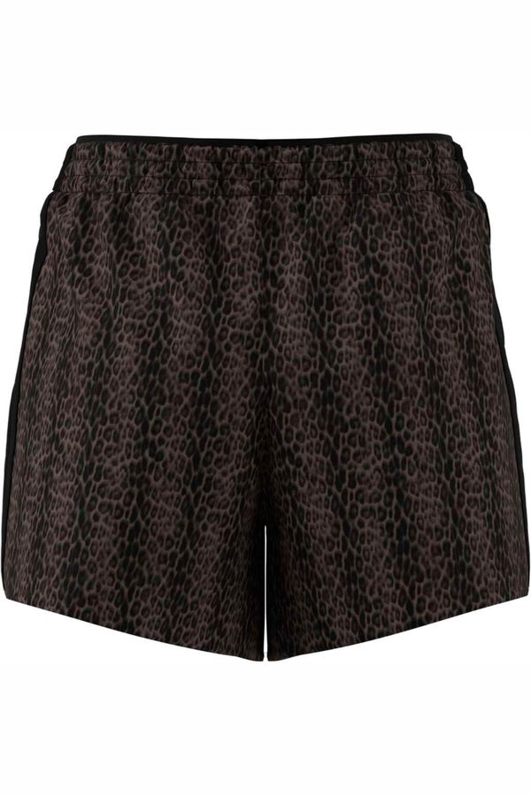 Adidas Short deportivo animal print Essentials marr&oacute;n