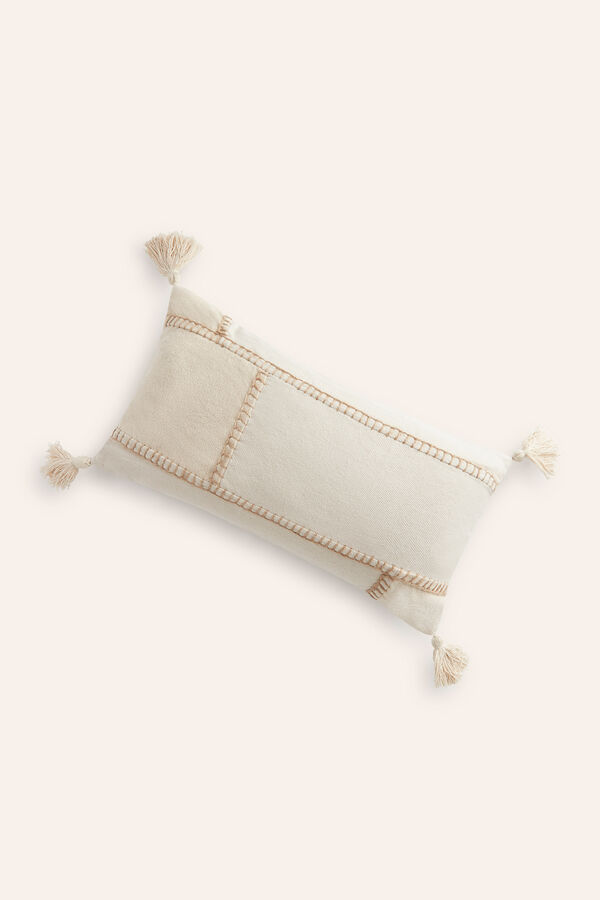 Womensecret Grotta cotton and jute cushion cover imprimé
